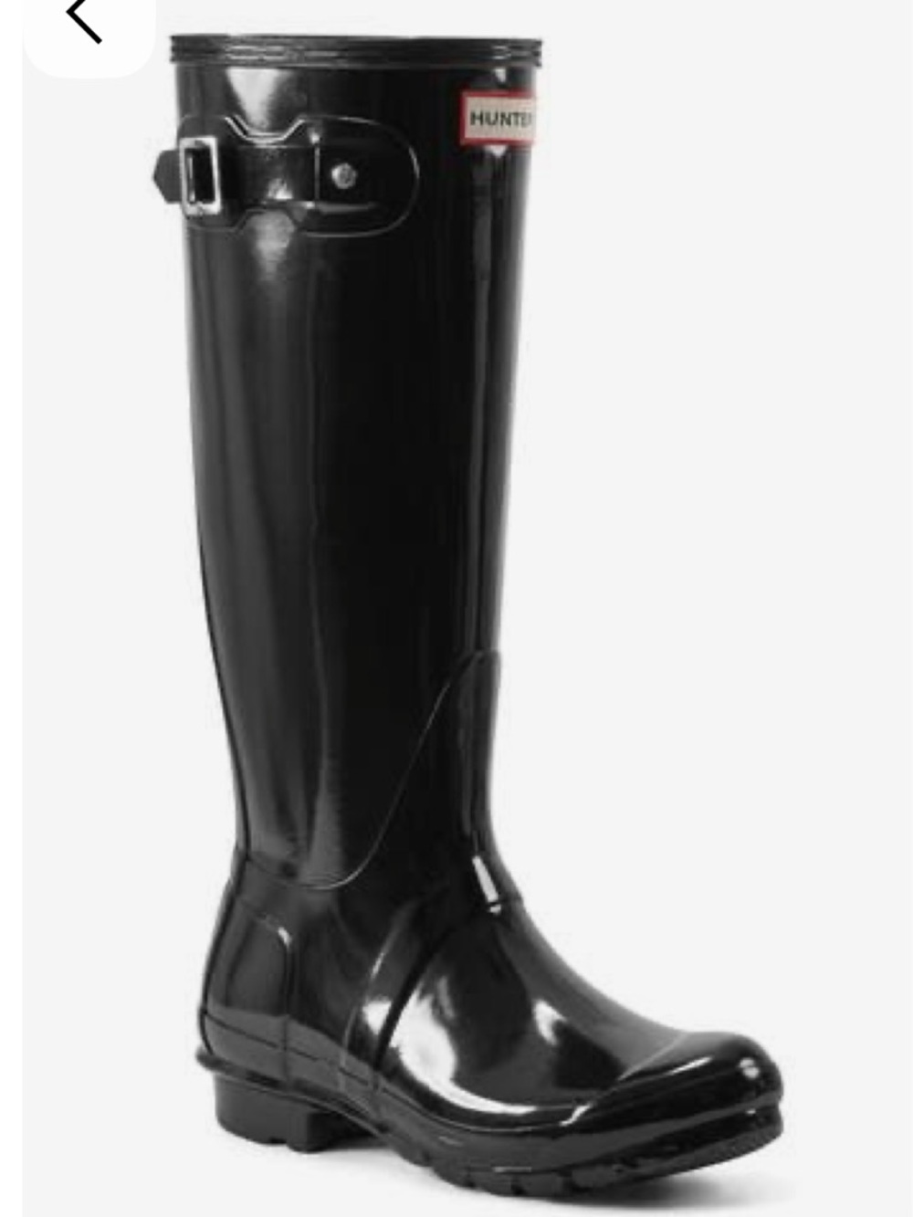 Hunter Black Gloss Rain Boots
